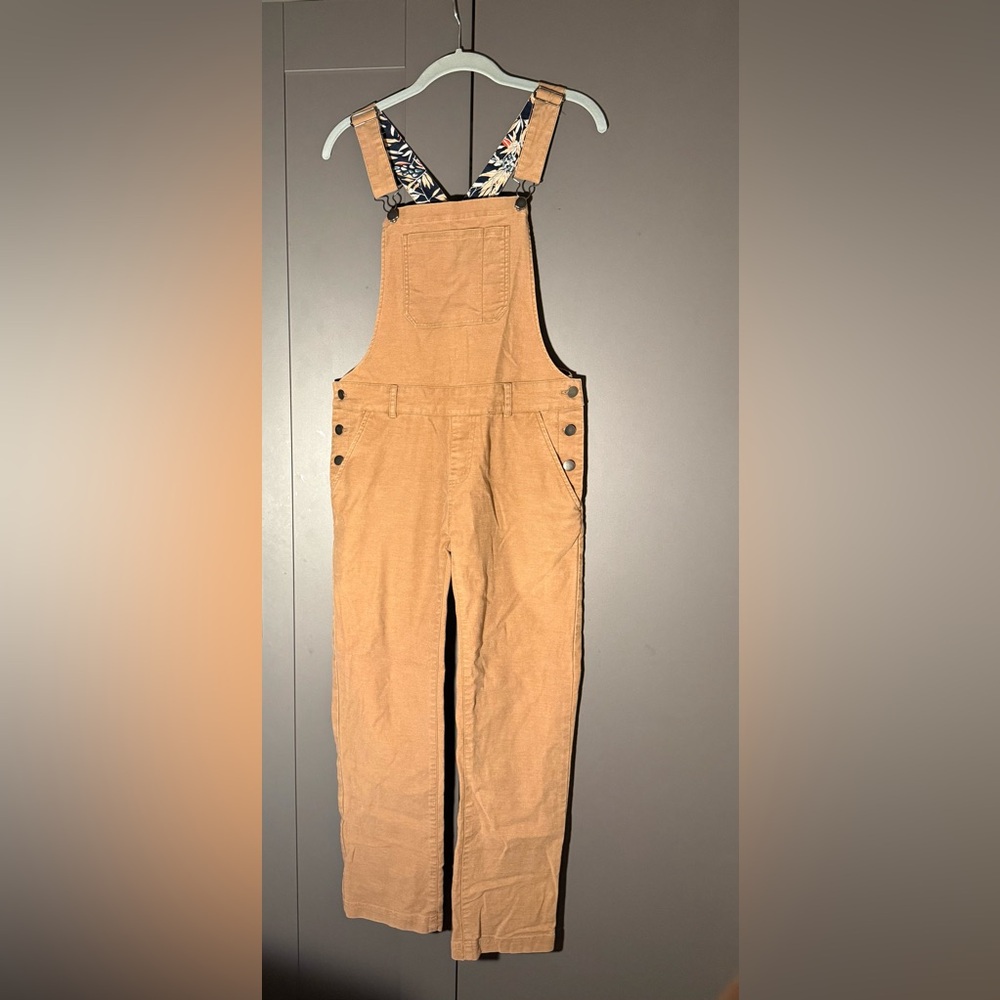 Bridge & Burn Women’s Overalls Brown Front Pocket Adjustable Straps
